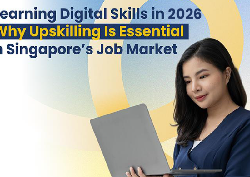 Students developing digital and professional skills for future careers.